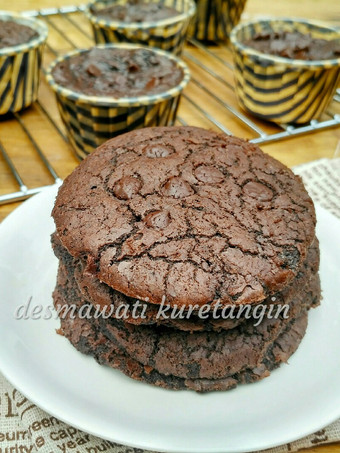 Cara Gampang Membuat Cookies &amp; Cup Cake Brownies Cruncy di Luar Lumer di Dalam Wajib Dicoba