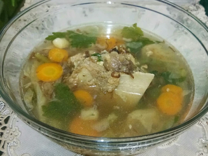 Cara Gampang Membuat Resep Sayur sop tulang sapi Anti Ribet, Lezat
