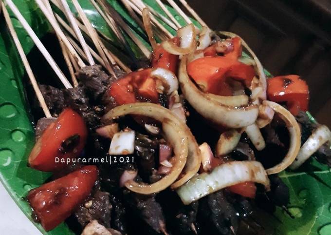 Resep Sate Daging Sapi, Bikin Ngiler