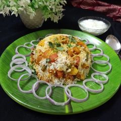 A picture of Awadhi Veg Biryani.