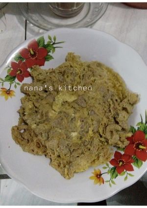 Foto resep Telur dadar gimbal Kriuk isi tahu kempos