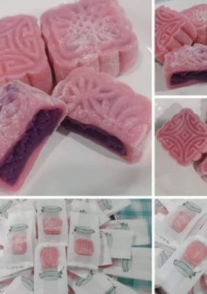 รูปของ บัวหิมะไส้มันม่วง (สูตรหวานน้อย)
