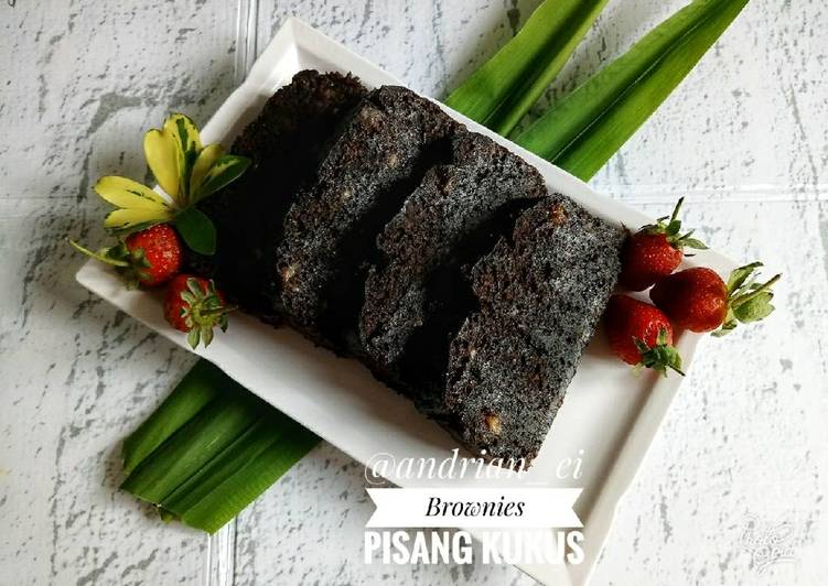 Proses mengolah Brownies Pisang Kukus ala JTT Super Moist 😋(Tanpa Mixer) yang mudah
