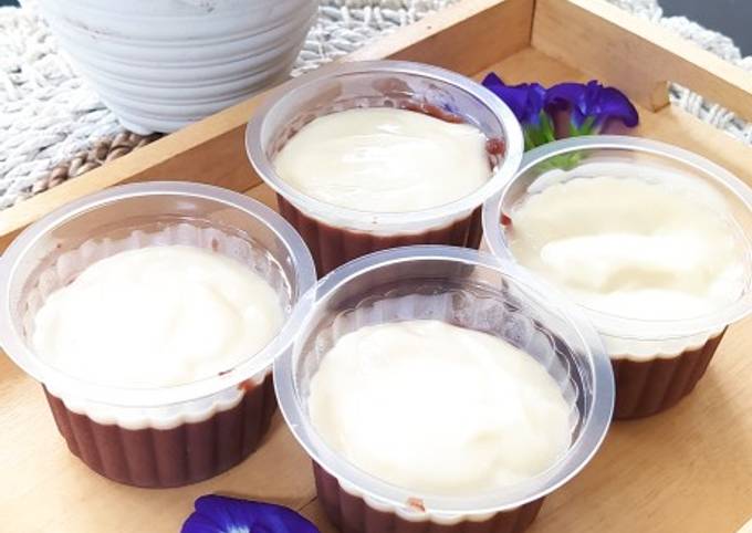 Resep Puding Coklat With Vla Oleh Citra Amalia Cookpad