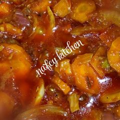 A picture of Miyar carrot da peas.