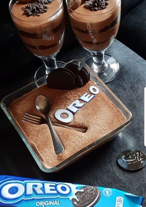 A picture of Oreo mousse by my daughter 😍.