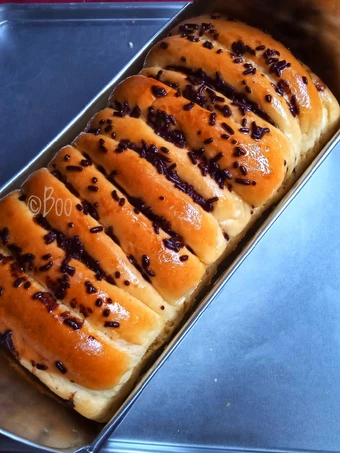 Langkah Gampang Membuat Resep 19. Roti sisir meses sekali proofing (oven tangkring) yang Uenak Anti Ribet, Lezat Sekali