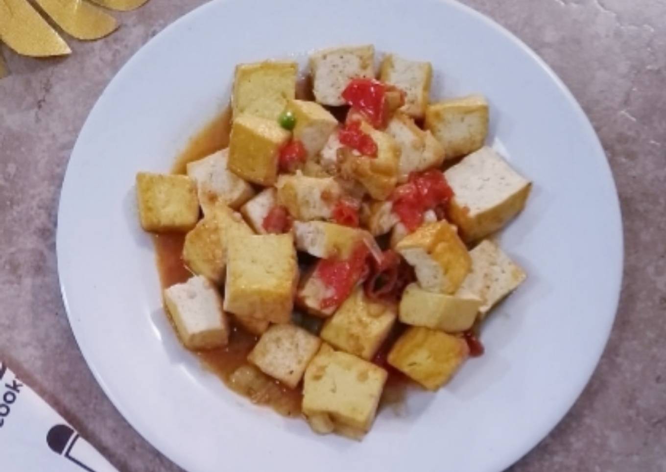 Tumis tahu enak