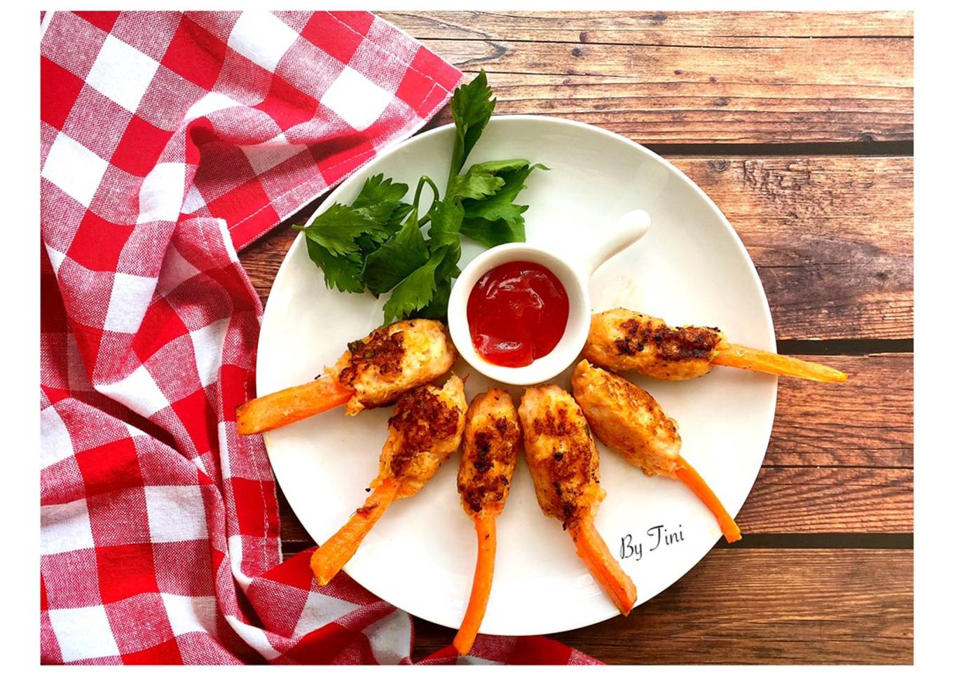 Sate Lilit Udang Wortel
