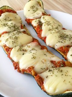 Una foto de Calabacín gratinado