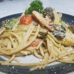 Seafood Pasta A picture of Seafood Pasta.