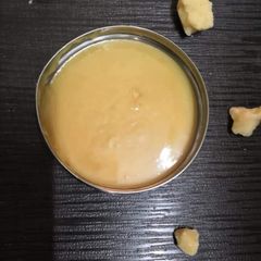 Condensed milk with jaggery A picture of Condensed milk with jaggery.