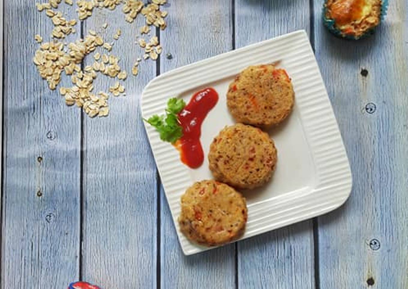 Oats Savory Inverted Muffins