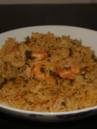 Simple Way Make Recipe Prawn Biryani (Pressure Cooker) that is Delicious, Really Delicious}