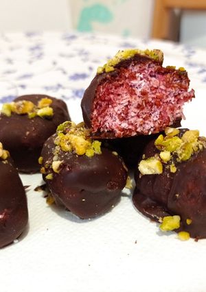 Málna zselés bonbon recept fotója