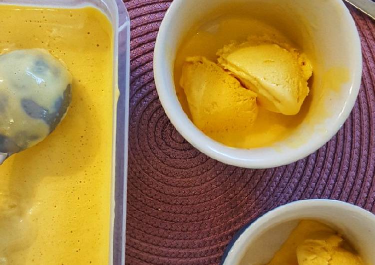 Simple Way to Make Homemade Mango Icecream