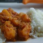 Sütőtök curry recept illatos rizzsel