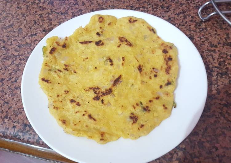 Easiest Way to Prepare Refreshing Aloo cheela
