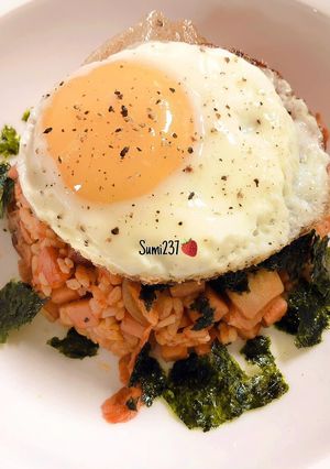 Hình của món Cơm rang Kim Chi 🍳.