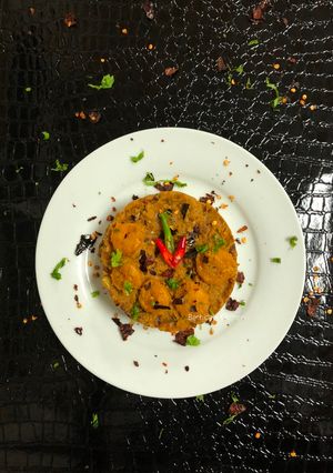 A picture of Echore Chingri Bharta (Raw Jackfruit - Prawns Curry).