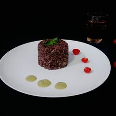 Black Rice Risotto A picture of Black Rice Risotto.