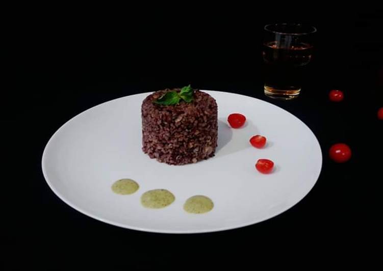 Black Rice Risotto