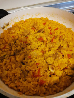Una foto de Arroz con pollo de mi Abu