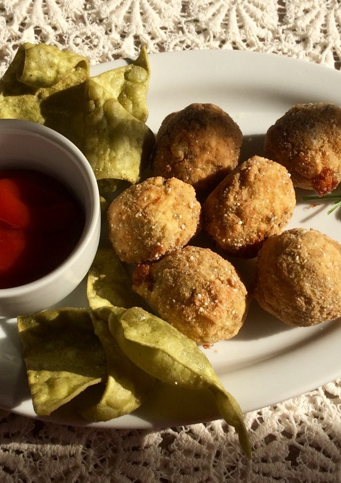 Una foto de Croquetas de brócoli y arroz