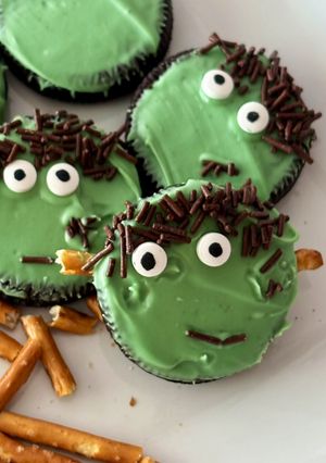 Una foto de Galletas Frankenstein