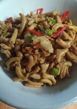 Foto resep Tumis usus saos tiram