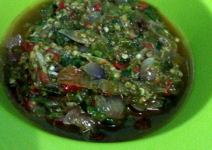 Sambal ayam geprek ala Na Kitchen