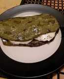 Quesadilla de nopal con queso