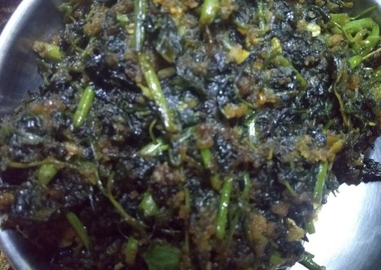 Amarnath leaves stir fry(note sak)