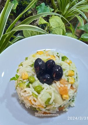 Une photo de Salade de riz printanière