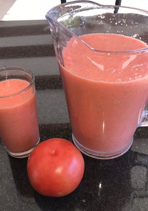 Una foto de Jugo natural de tomates