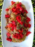 Col al vapor con habas lombardas y sofrita de curry panang