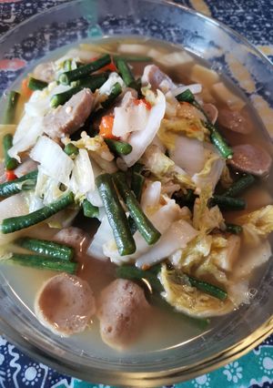 Foto resep Tumis Sacang Bakso 😁