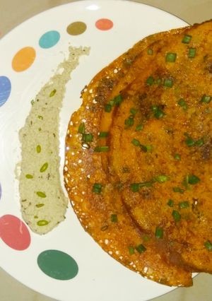 A picture of Tomato dosa.