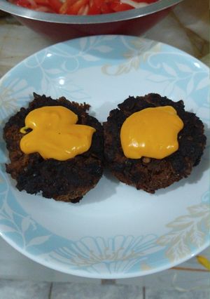 Una foto de Hamburguesas de lentejas y carne