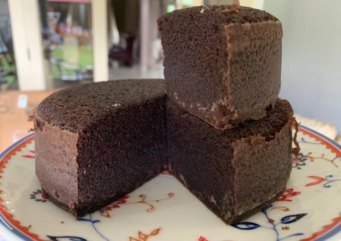 Brownies ketan hitam kukus sederhana