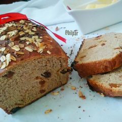 A picture of Breakfast Bread with dry fruits and tutty fruity.