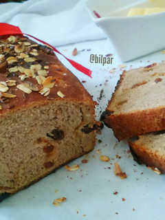 A picture of Breakfast Bread with dry fruits and tutty fruity.