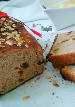 A picture of Breakfast Bread with dry fruits and tutty fruity.