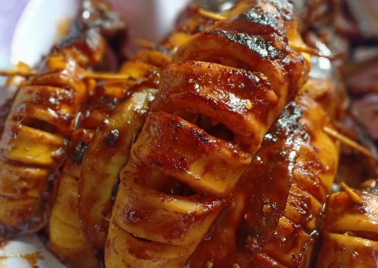 Resep Sotong bakar pedaz mantul Anti Gagal