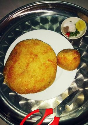 Hình của món Gà bó xôi.