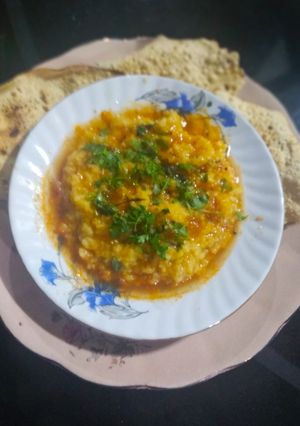 A picture of Moong dal Khichdi.