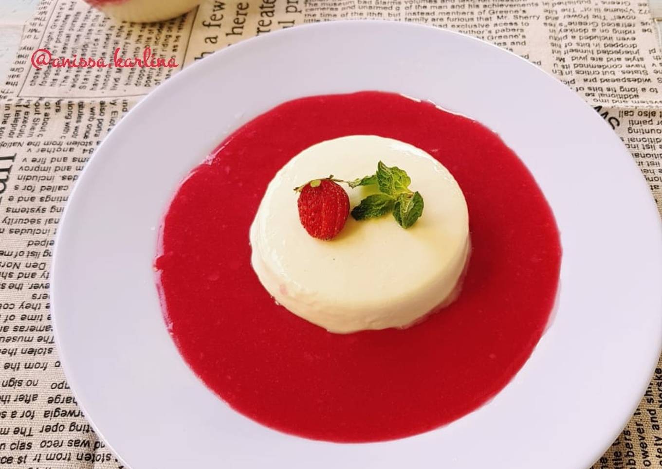 Panna Cotta Strawberry
