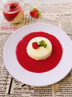 Foto resep Panna Cotta Strawberry