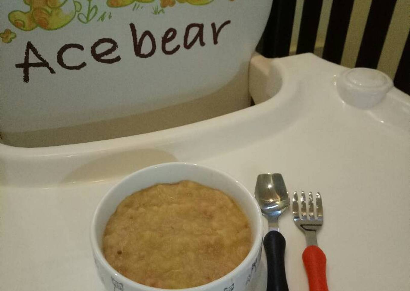 Mashpotato soup with cheese MPASI