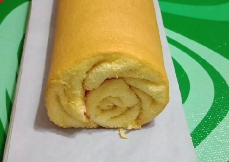 Roll cake ekonomis tanpa SP